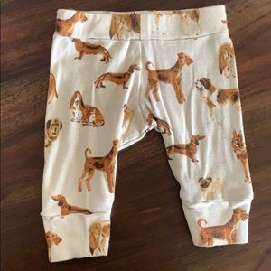 Milkbarn baby leggings with dogs